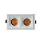 ART-SQ-180x2 LED светильник встраиваемый полуповоротный Downlight   -  Встраиваемые светильники 